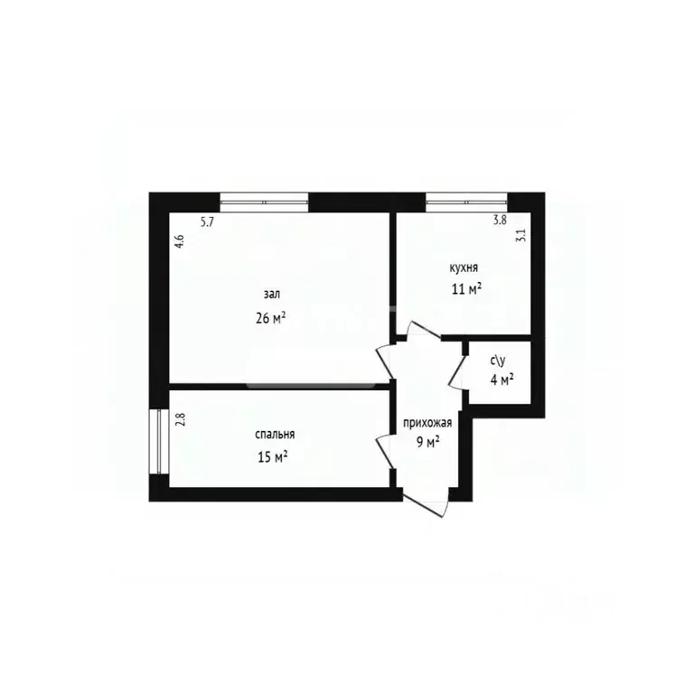 2-к кв. Дагестан, Дагестанские Огни ул. Николаева, 10А (70.0 м) - Фото 2