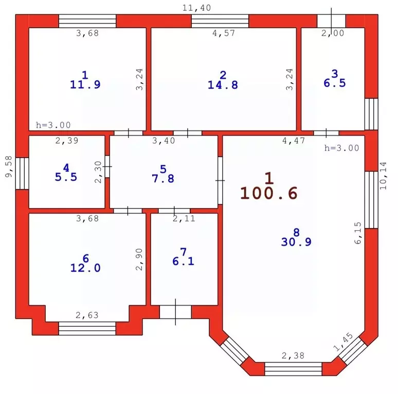 Дом в Марий Эл, Медведевский район, Сенькинское с/пос, д. Сенькино ул. ... - Фото 2