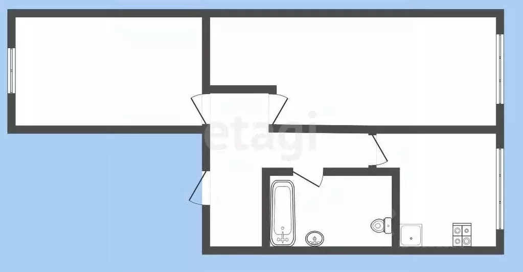 2-к кв. Тульская область, Тула городской округ, д. Морозовка ул. ... - Фото 2