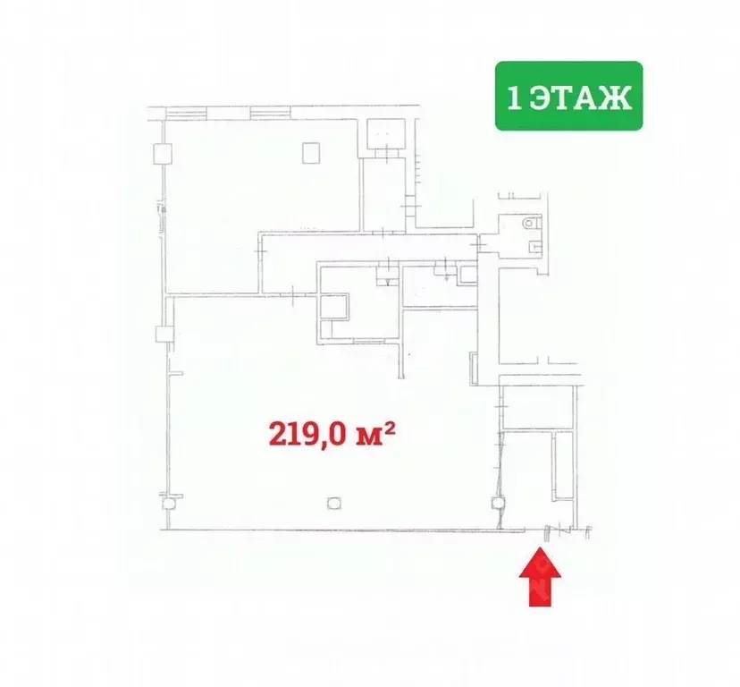 Торговая площадь в Москва Русаковская ул., 22 (219 м) - Фото 2