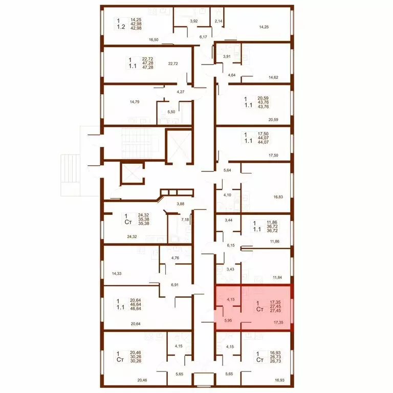 Квартира-студия: Шушары, Московское шоссе, 262к1 (27.45 м) - Фото 1
