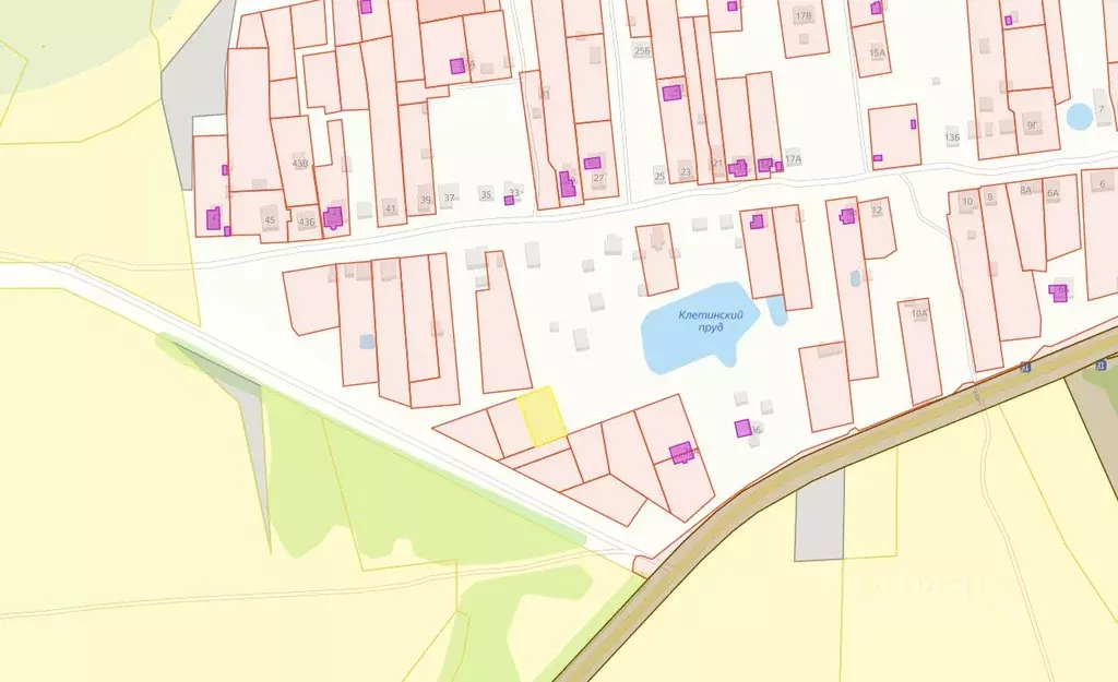 Участок в Тверская область, Кимрский муниципальный округ, д. Клетино  ... - Фото 1