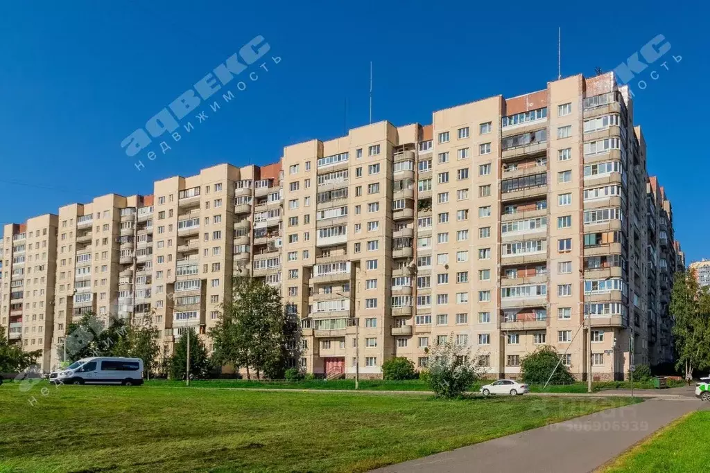 2-к кв. санкт-петербург ул. ярослава гашека, 30/5 (54.6 м) - Фото 0