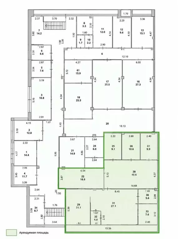 Офис в Тамбовская область, Тамбов Урожайная ул., 2Л (1000 м) - Фото 2