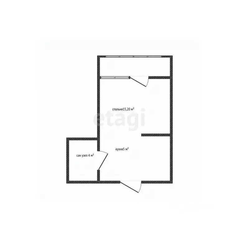 Студия Краснодарский край, Новороссийск Цемдолина тер., ул. Красина, ... - Фото 2