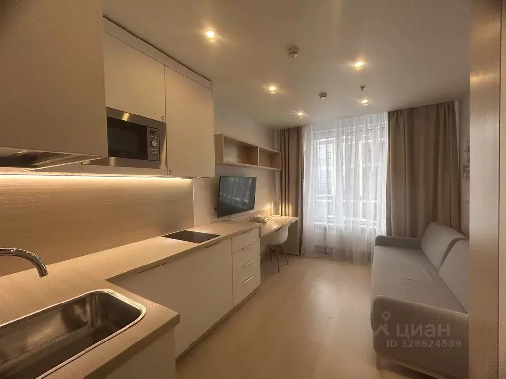 Студия Москва ул. 1-я Леонова, 18 (19.6 м) - Фото 1