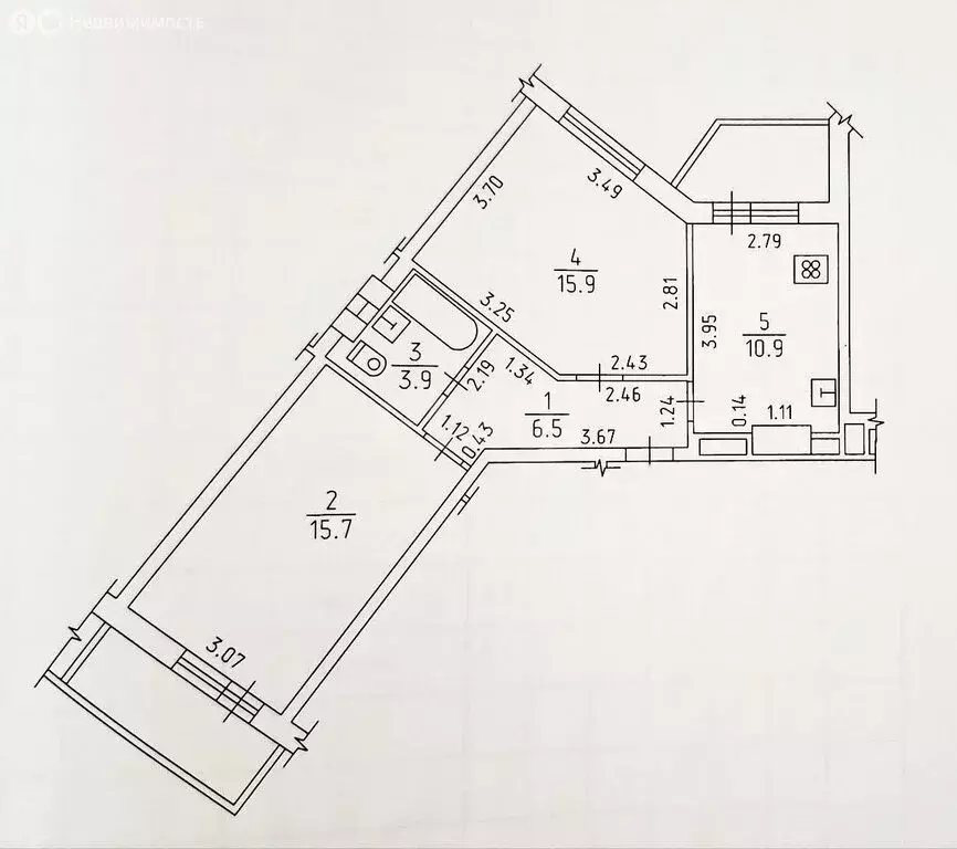 2-комнатная квартира: Ижевск, улица имени Татьяны Барамзиной, 3 (52 м) - Фото 0