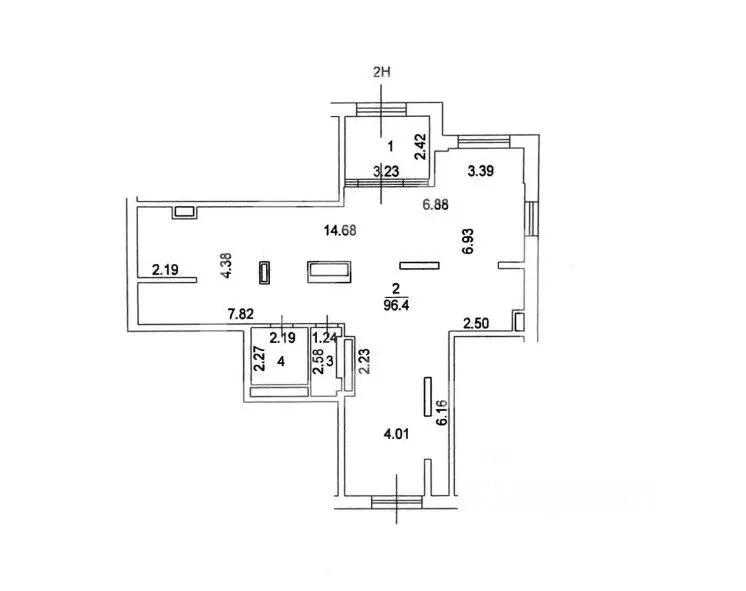 Помещение свободного назначения в Москва ул. Каховка, 23к5 (112 м) - Фото 2