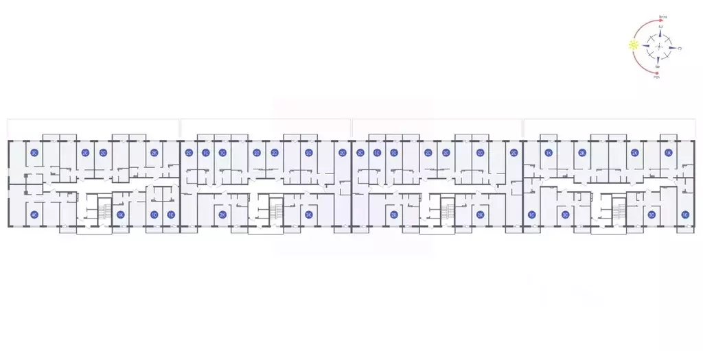 2-к кв. Новосибирская область, Новосибирск ул. Забалуева, 69 (46.6 м) - Фото 1