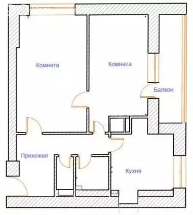 2-комнатная квартира: Москва, улица Зацепа, 22 (51.5 м) - Фото 0