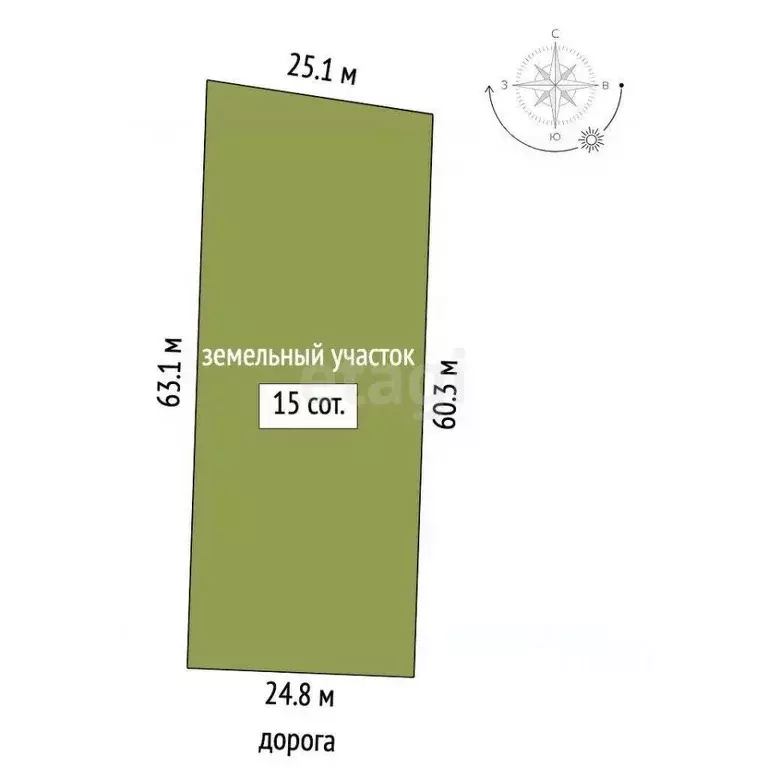 Участок в Крым, Ленинский район, с. Ильичево ул. Подгорная (15.0 сот.) - Фото 2