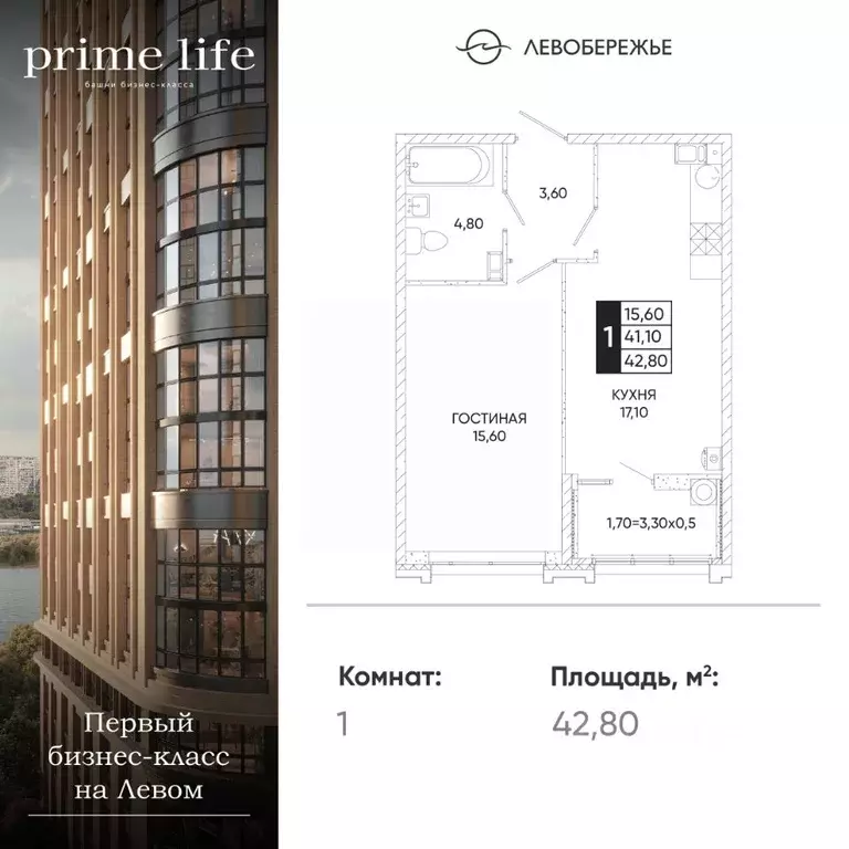 1-к кв. Ростовская область, Ростов-на-Дону Левобережье жилой комплекс ... - Фото 0