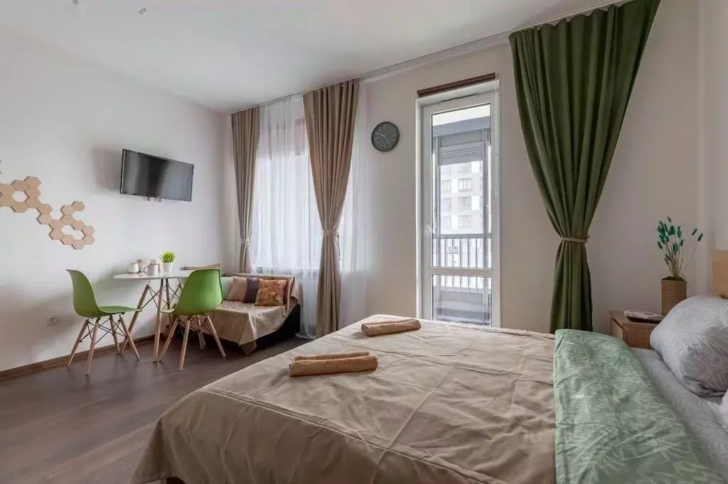 Студия Санкт-Петербург Октябрьская наб., 34к5 (28.0 м) - Фото 1