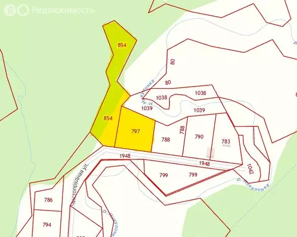 Участок в Шиховское сельское поселение, Чистопрудная улица (48.4 м) - Фото 1