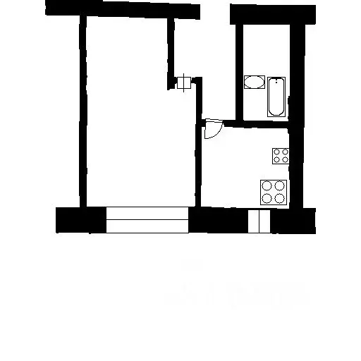 1-к кв. Санкт-Петербург Новоизмайловский просп., 101 (35.8 м) - Фото 2