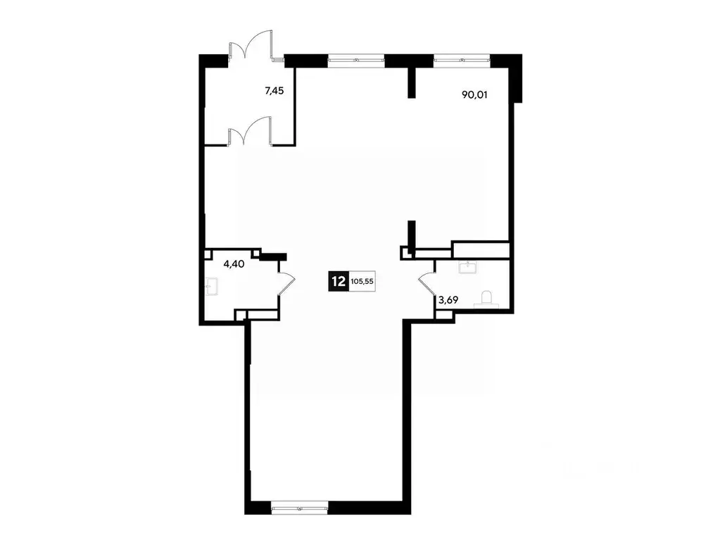 Помещение свободного назначения в Калужская область, Калуга Космопарк ... - Фото 1