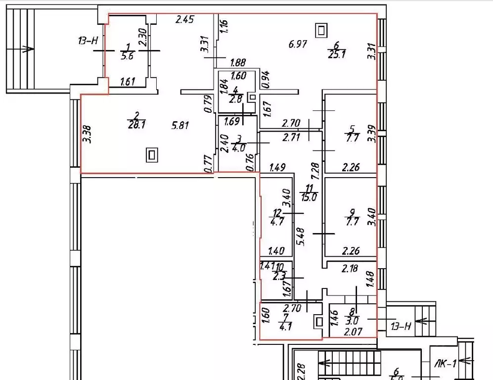 Торговая площадь в Санкт-Петербург ул. Маршала Казакова, 78к1 (80 м) - Фото 2