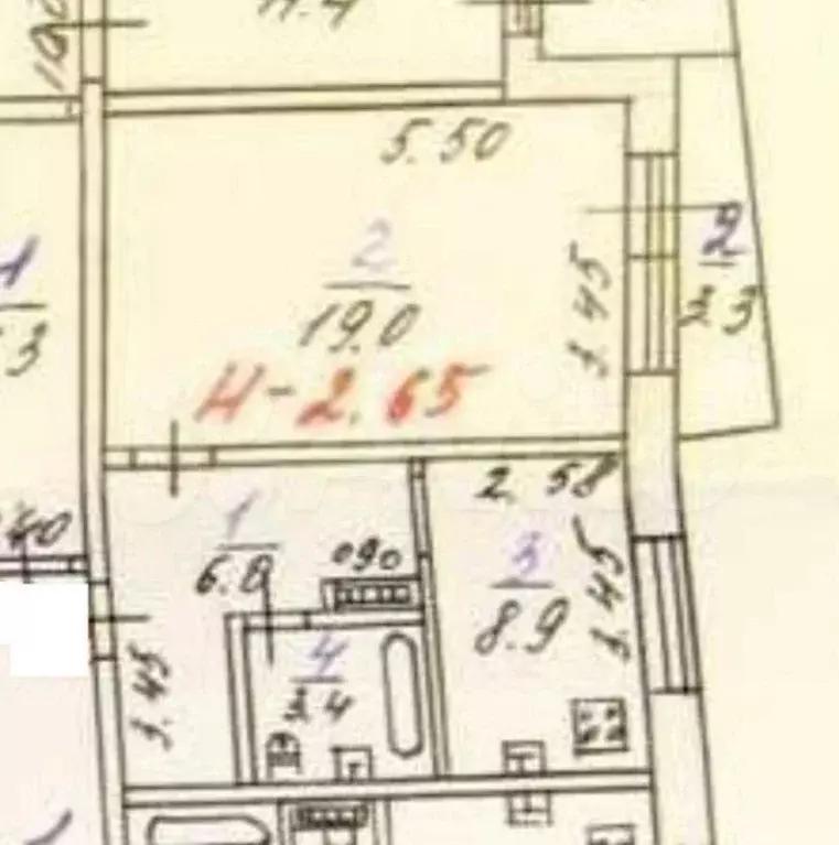 1-к кв. Ростовская область, Ростов-на-Дону просп. 40-летия Победы, ... - Фото 2