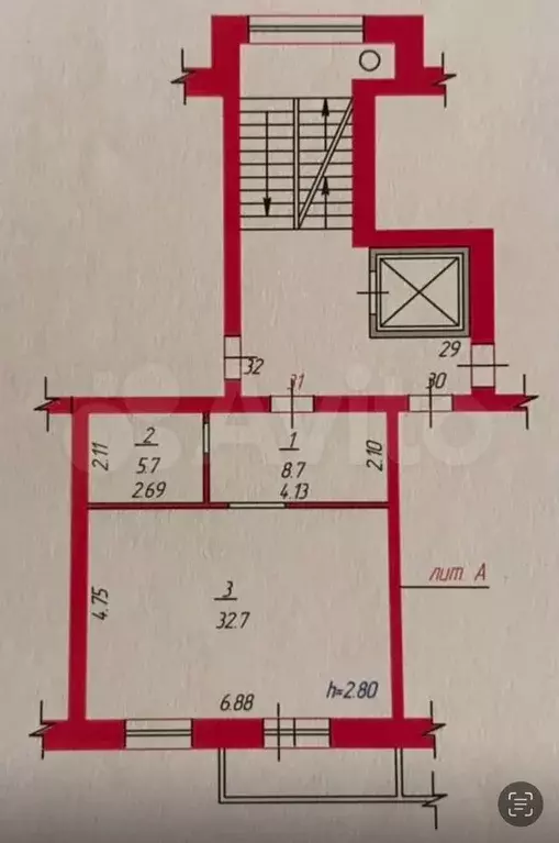 1-к. квартира, 47 м, 8/9 эт. - Фото 0