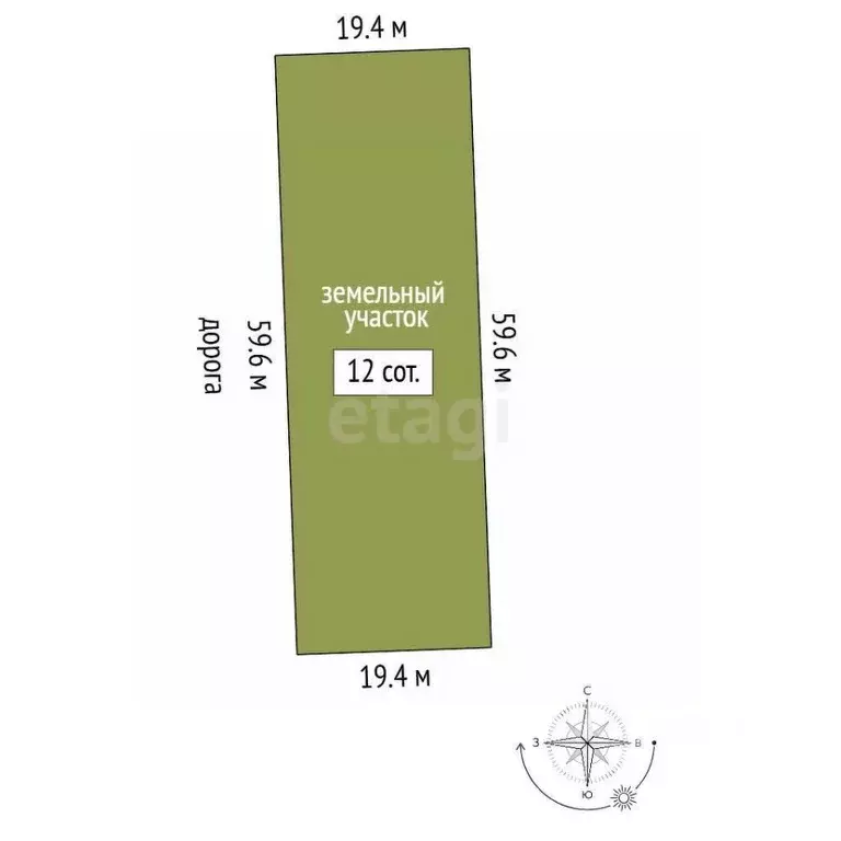 Участок в Тамбовская область, Никифоровский муниципальный округ, ... - Фото 2