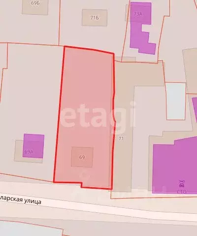 Участок в Иркутская область, Иркутск ул. 2-я Аларская, 69 (10.0 сот.) - Фото 1