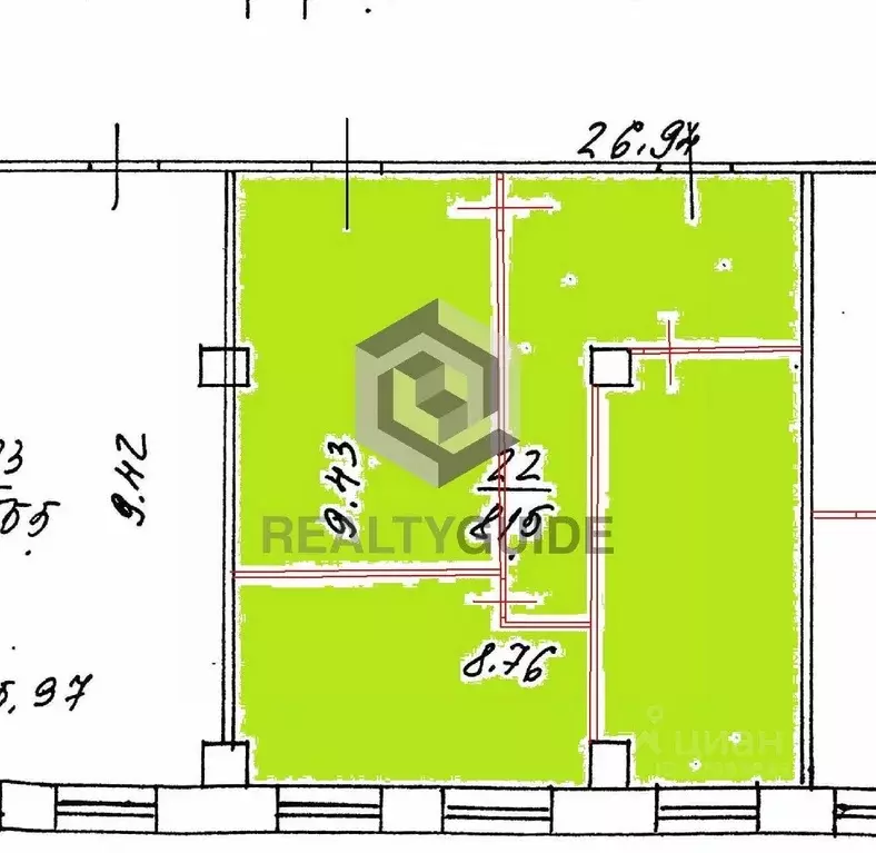 Офис в Москва ул. Щепкина, 28 (82 м) - Фото 2
