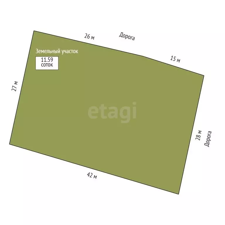 Дом в Наумовский сельсовет, деревня Покровка, улица Басманова (260 м) - Фото 1