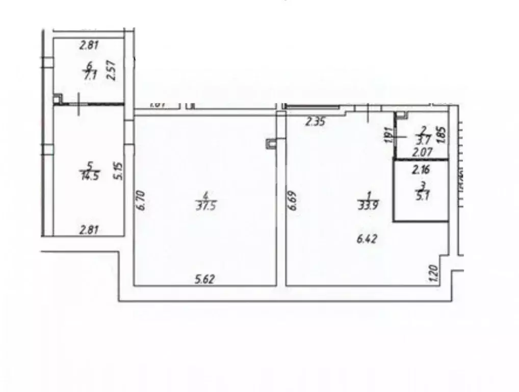 2-к кв. Москва д. Марьино, ул. Жемчужная, 1к1 (101.8 м) - Фото 2