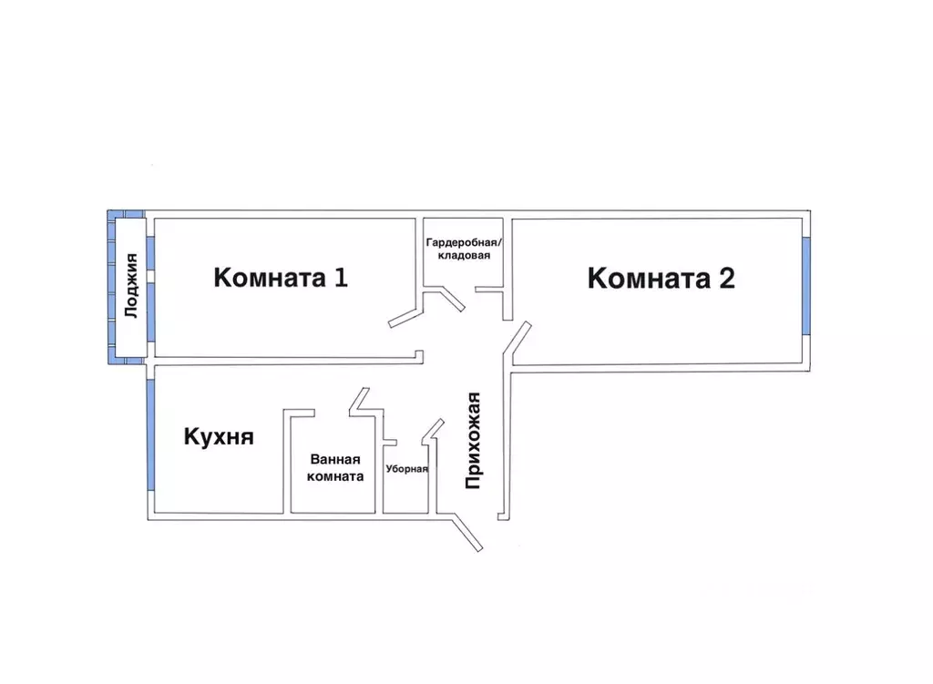 2-к кв. Санкт-Петербург ш. Революции, 45 (50.1 м) - Фото 1