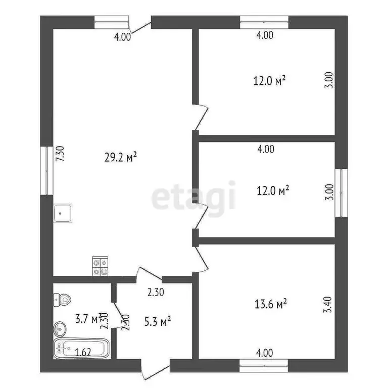 Дом в Тюмень, Физкультурная улица (170 м) - Фото 0