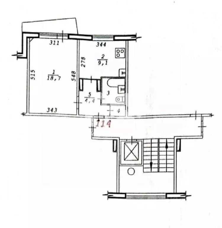 1-к кв. Новосибирская область, Новосибирск ул. Курчатова, 11 (36.4 м) - Фото 1