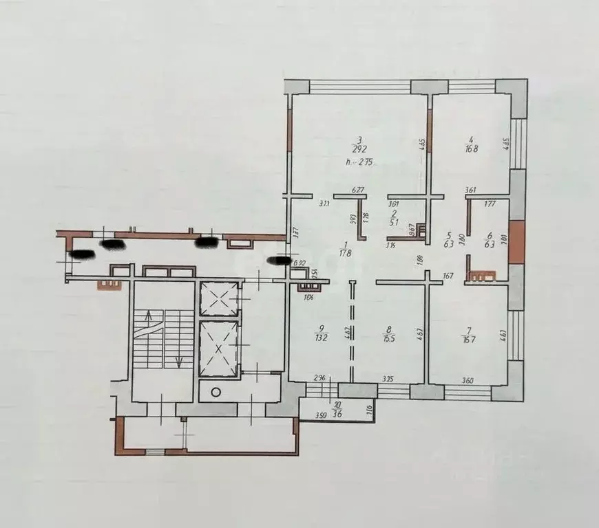 4-к кв. Иркутская область, Иркутск ул. Дыбовского, 8/12 (126.9 м) - Фото 2