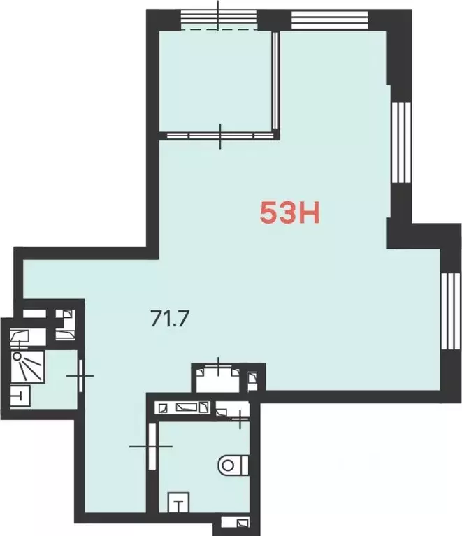 Помещение свободного назначения в Москва Матвеевский Парк жилой ... - Фото 2