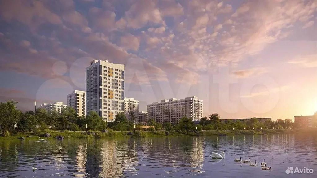 Квартира-студия, 34,9 м, 2/16 эт. - Фото 0