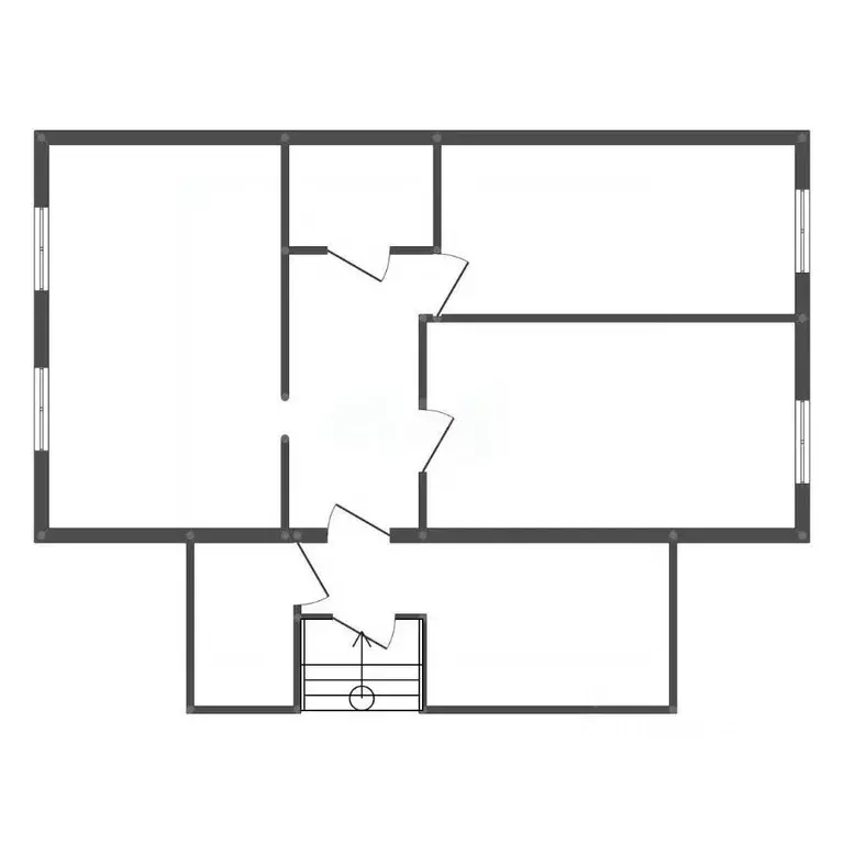 3-к кв. Амурская область, Свободненский район, с. Нижние Бузули ул. ... - Фото 1