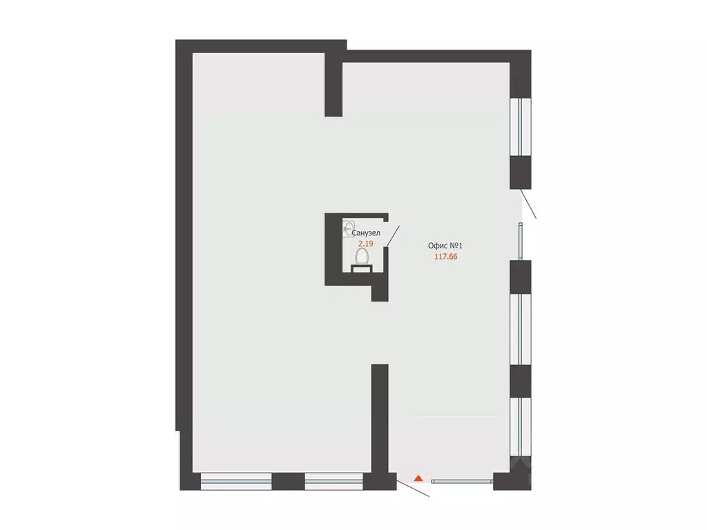 Помещение свободного назначения в Ульяновская область, Ульяновск ул. ... - Фото 1