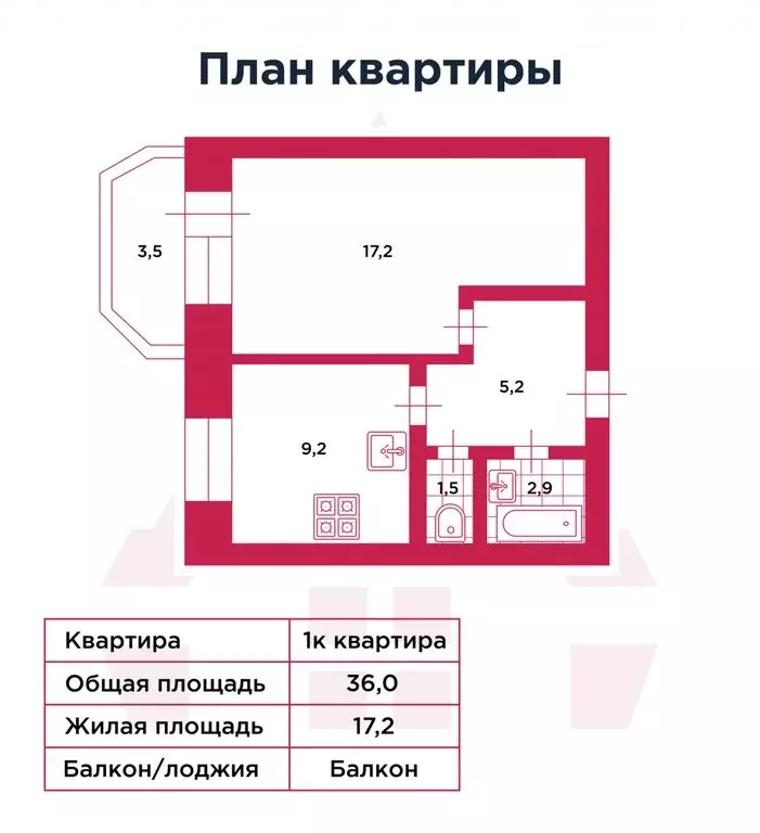 1-комнатная квартира: посёлок Металлострой, Школьная улица, 14 (36 м) - Фото 2