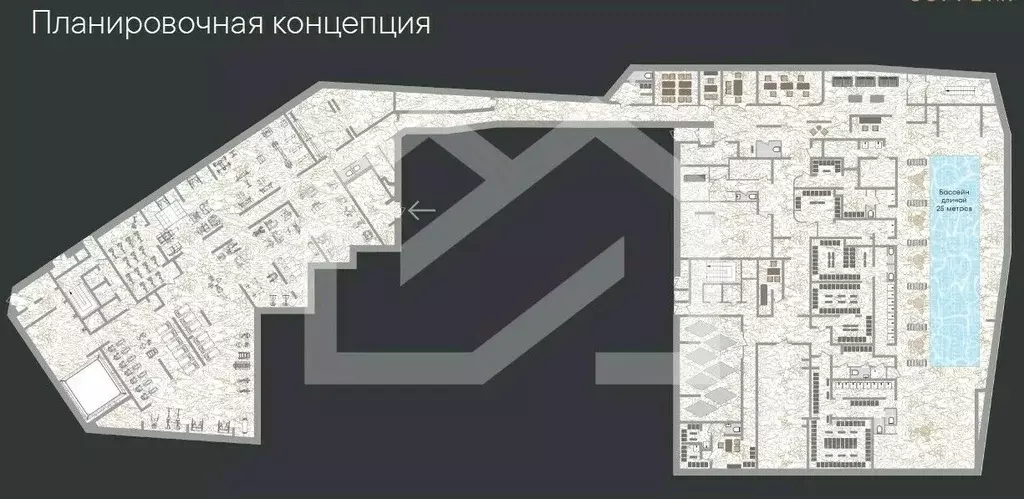 Помещение свободного назначения в Москва Зорге 9 жилой комплекс, 9Ас8 ... - Фото 2