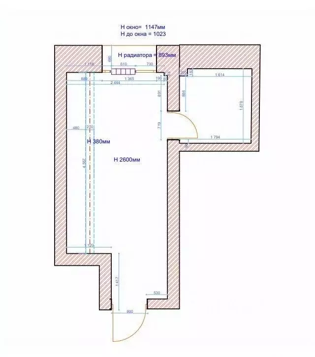 Студия Москва ул. Кржижановского, 18К3 (18.0 м) - Фото 1