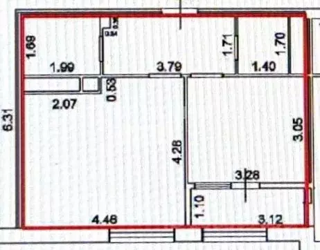 1-к кв. Самарская область, Самара просп. Масленникова, 14А (43.6 м) - Фото 2