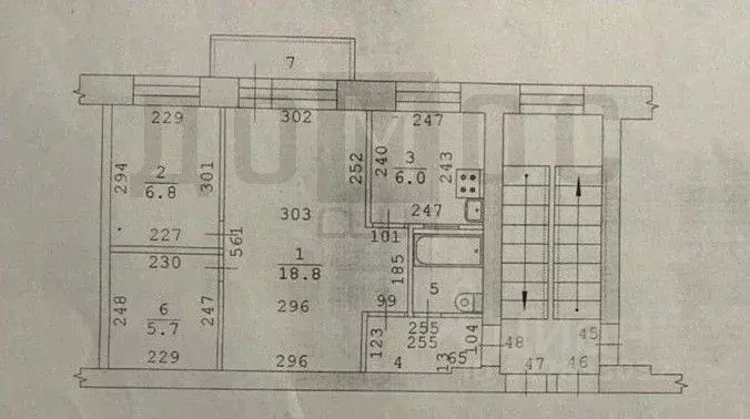 2-к кв. Свердловская область, Екатеринбург ул. Комсомольская, 10 (43.2 ... - Фото 2