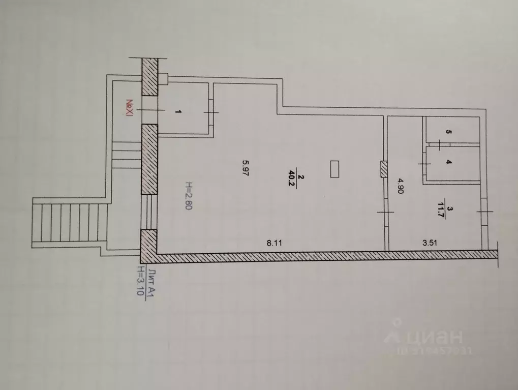 Помещение свободного назначения в Волгоградская область, Волжский ул. ... - Фото 2