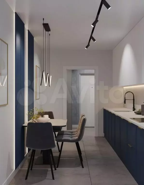1-к. квартира, 50 м, 3/4 эт. - Фото 1