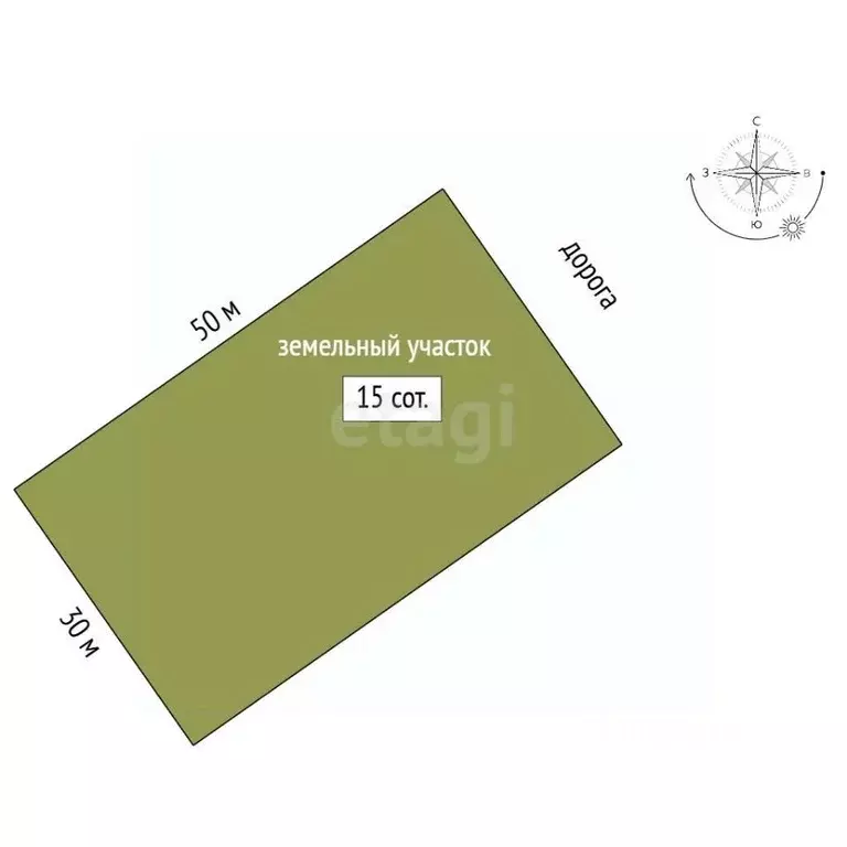 Участок в Пермский край, Добрянка Крутая Гора-2 мкр,  (15.0 сот.) - Фото 2