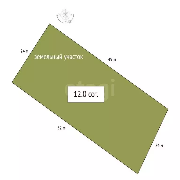 Участок в Бердск, СНТ Приозёрный (12 м) - Фото 1