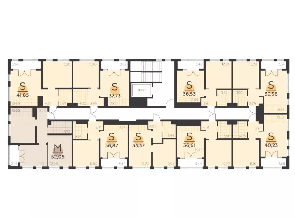 1-к кв. Тульская область, Тула  (41.85 м) - Фото 2