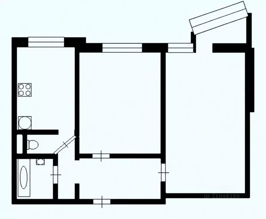 2-к кв. Москва Коктебельская ул., 11 (54.0 м) - Фото 2