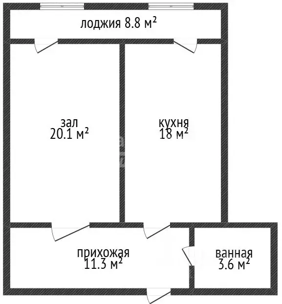 1-к кв. Дагестан, Махачкала просп. Насрутдинова, 55к2 (62.0 м) - Фото 2