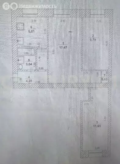 3-комнатная квартира: Ульяновск, улица Тельмана, 21 (52.9 м) - Фото 1