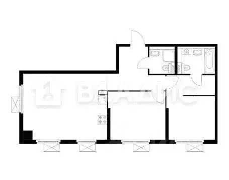 2-к кв. Москва Муравская ул., 38Бк4 (63.0 м) - Фото 2